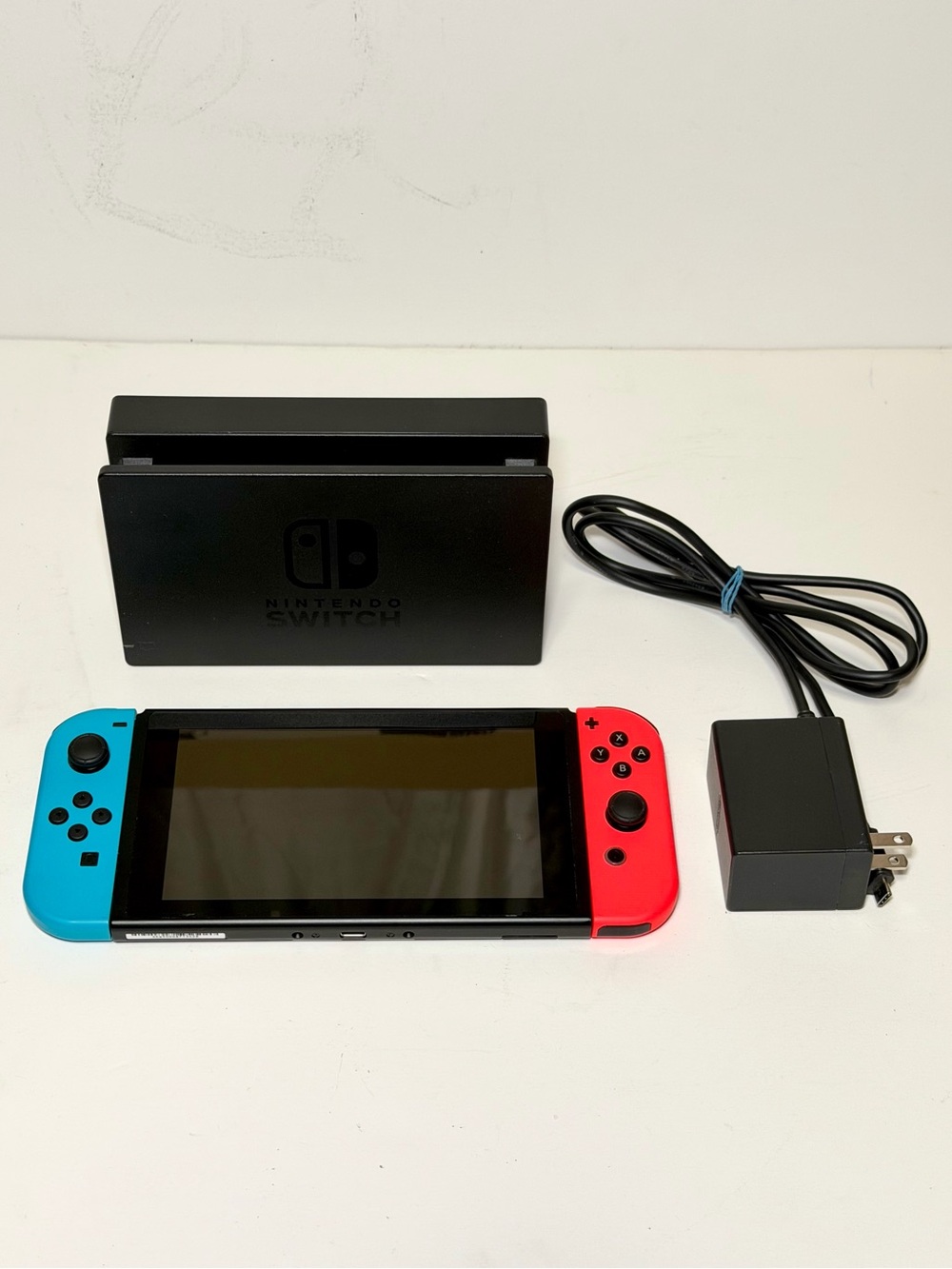 Nintendo Switch V2 Bundle (Neon Blue & Neon Red Joy-cons)